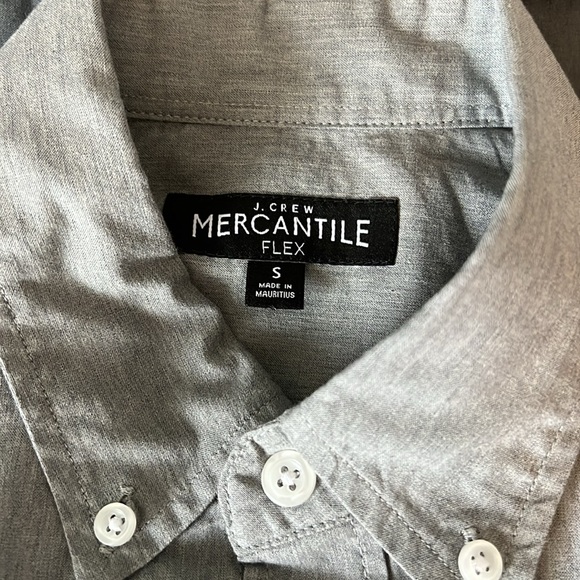 J.Crew Mercantile Casual Button Down Shirt Size Small Gray - Picture 2 of 7